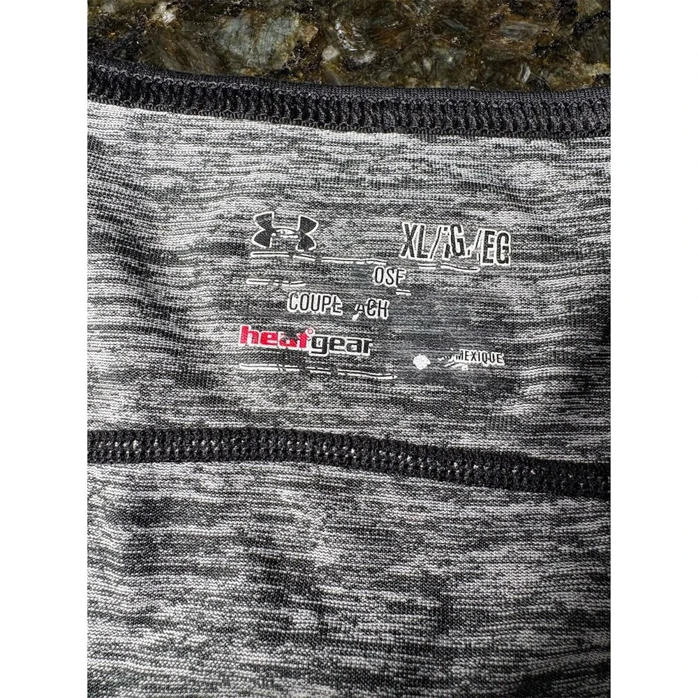 Under Armour HeatGear Tank Top Men's XL Black Gray Heather Athletic Gym - Picture 6 of 6
